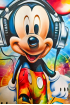 Bavlnený top s potlačou - Mickey
